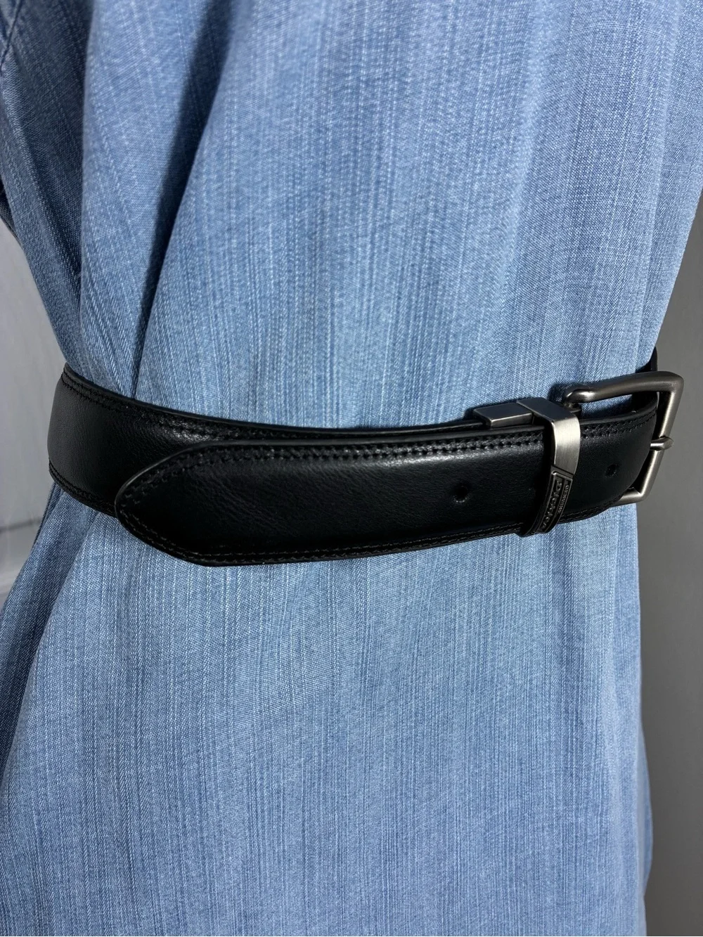 Dickies men's Reversible leather belt sz 44 brown/black